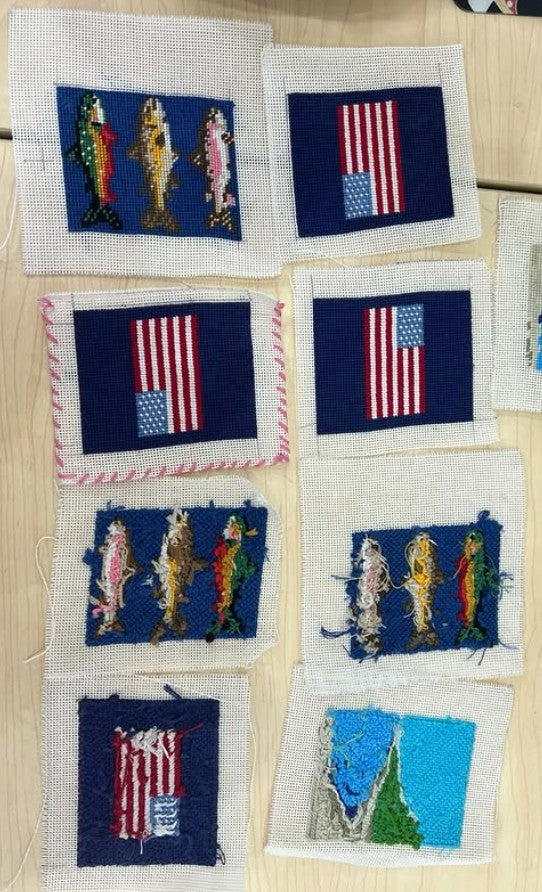 It Takes Three Countries to Make One Beau Point Needlepoint iPhone Case